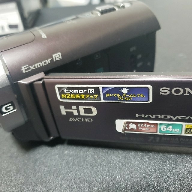 SONY(ソニー)のSONY　HDビデオカメラ　HDR-CX370V スマホ/家電/カメラのカメラ(ビデオカメラ)の商品写真