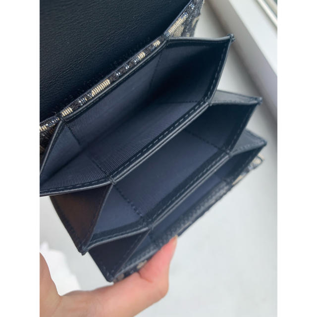 Dior - 超美品! Dior SADDLE カードケース オブリーク ジャカードの