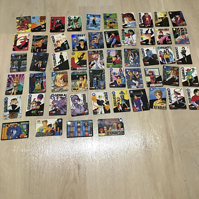 集英社(シュウエイシャ)の幽遊白書　カードダス　54枚セット　 エンタメ/ホビーのアニメグッズ(カード)の商品写真