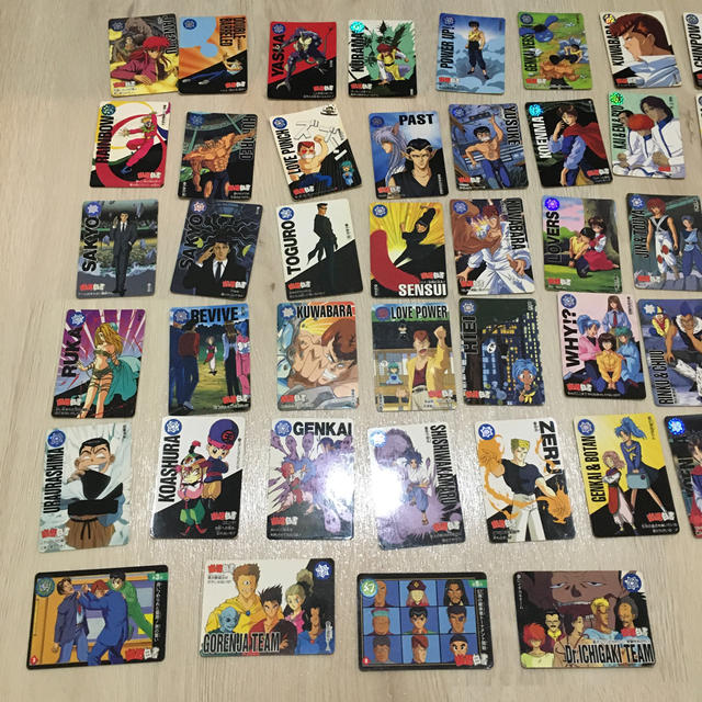 集英社(シュウエイシャ)の幽遊白書　カードダス　54枚セット　 エンタメ/ホビーのアニメグッズ(カード)の商品写真