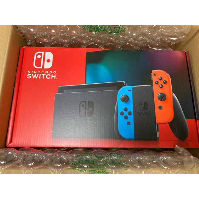 男性に人気！ Nintendo Switch 新品未開封 ニンテンドースイッチ ネオン バッテリー強化版 - 家庭用ゲーム機本体