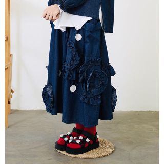 トリココムデギャルソン デニムスカート-