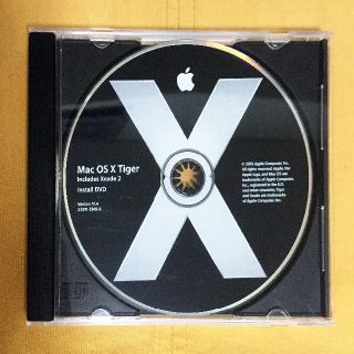 アップル(Apple)のじょうじ様専用　[希少・美品・中古品] Mac OS10.4 Tiger(PC周辺機器)