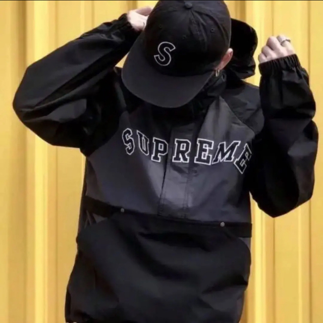 supreme court half zip pullover jacket m