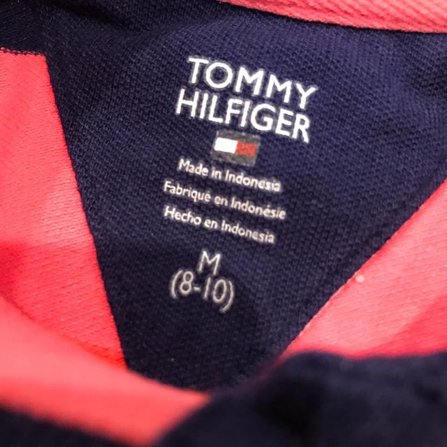 TOMMY HILFIGER(トミーヒルフィガー)のTOMY HILFIGER ポロシャツ　ガールズMサイズ キッズ/ベビー/マタニティのキッズ服女の子用(90cm~)(Tシャツ/カットソー)の商品写真