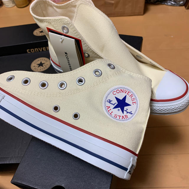 CONVERSE(コンバース)のコンバース　オールスター　ハイカット　ホワイト白24 レディースの靴/シューズ(スニーカー)の商品写真