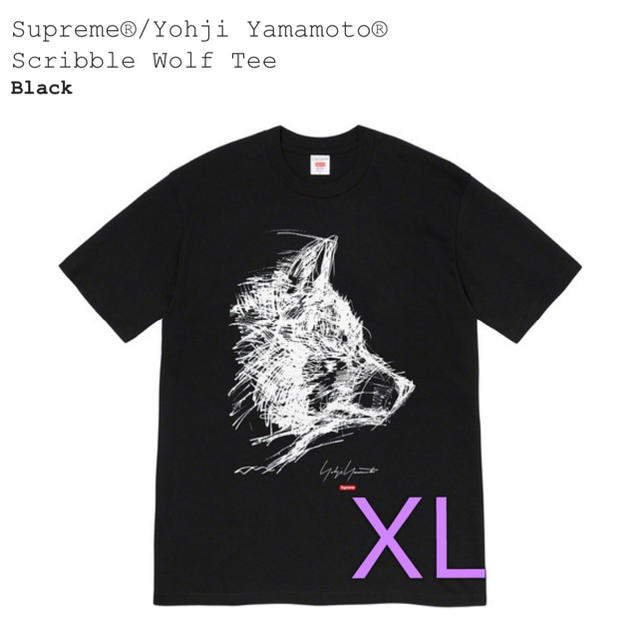 Lサイズ Supreme Yohji Yamamoto Wolf Tee