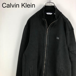 カルバンクライン(Calvin Klein)のCALVIN KLEIN ☆スクエアロゴ ジップアップスウェット(スウェット)