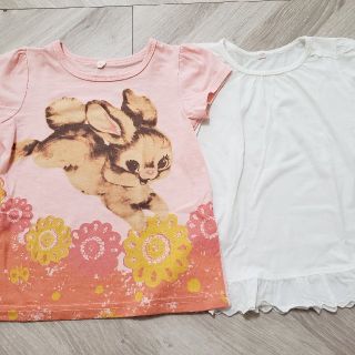 ニシマツヤ(西松屋)の女の子  トップス 2枚セット 110(Tシャツ/カットソー)