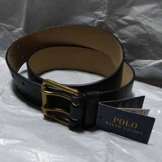 ポロラルフローレン(POLO RALPH LAUREN)の【ポロ ラルフローレン】レディース レザーベルト★ブラック(ベルト)