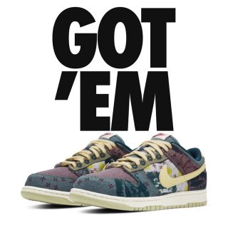 ナイキ(NIKE)のNIKE DUNK LOW "Community Garden"(スニーカー)