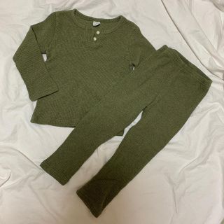 韓国子供服　セットアップ　ワッフル セットアップ(その他)