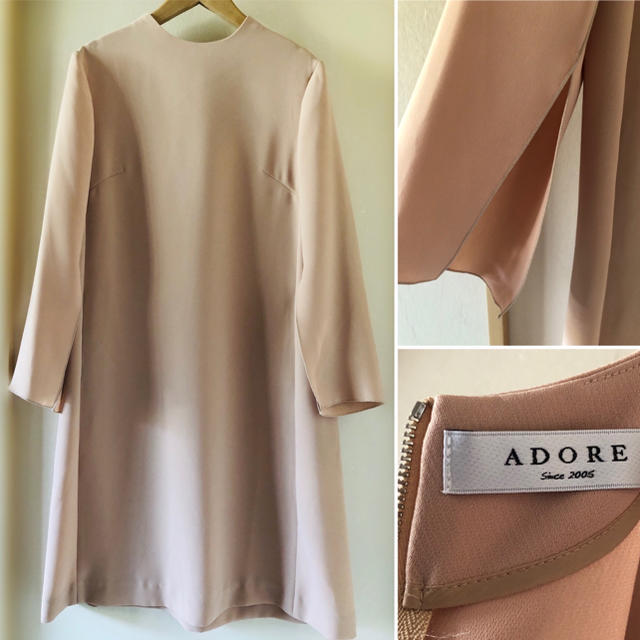 超美品☆ADORE☆スリットスリーブワンピース☆38☆送料込