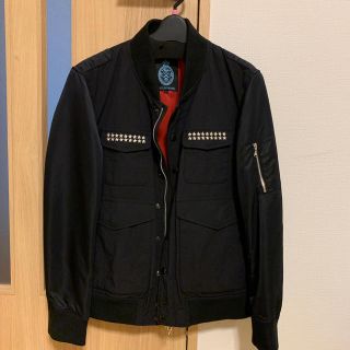 ギルドプライム(GUILD PRIME)の【GUILD PRIME】MENS スターエンブロイミリタリーブルゾン(テーラードジャケット)