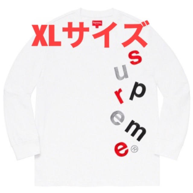 WhiteSIZE20aw supreme Scatter Logo L/S Top