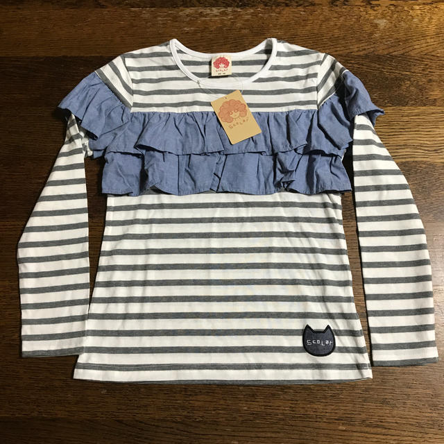 ScoLar(スカラー)のスカラー 長袖シャツ 140cm キッズ/ベビー/マタニティのキッズ服女の子用(90cm~)(Tシャツ/カットソー)の商品写真