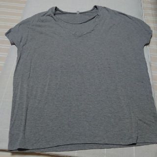 ニシマツヤ(西松屋)の授乳服 半袖Tシャツ ビックシルエット グレー L マタニティ用品(マタニティトップス)