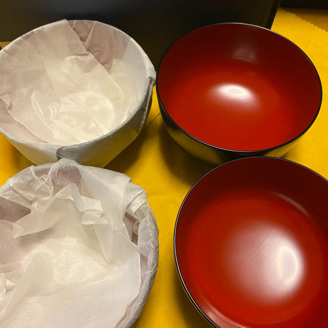 最新 輪島塗 お椀 慶塚 大×2個 中×2個 4個セット 漆芸 最新 輪島塗 お椀 慶塚 大×2個 中×2個 4個セット 漆芸