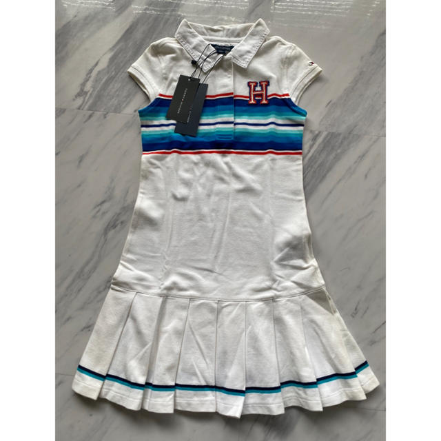 TOMMY HILFIGER(トミーヒルフィガー)のTOMMY HILFLGERポロシャツワンピース キッズ/ベビー/マタニティのキッズ服女の子用(90cm~)(ワンピース)の商品写真