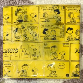 スヌーピー(SNOOPY)のスヌーピー  コミック柄スクエアトートバッグ(ノベルティグッズ)