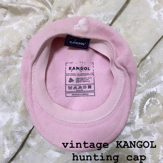 KANGOL(カンゴール)のvintage KANGOL ハンチング　キャップ　レアカラー　ウール メンズの帽子(ハンチング/ベレー帽)の商品写真