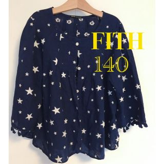 フィス(FITH)の値下げ⭐︎FITH フィス 星柄 ブラウス 140(ブラウス)