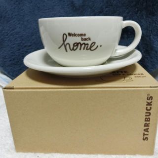 スターバックスコーヒー(Starbucks Coffee)のLATTE　CUP　＆　SAUCER　スターバックス(食器)