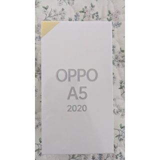 アンドロイド(ANDROID)の新品未開封 OPPO A5 2020 Blue  ブルー 楽天モバイル(スマートフォン本体)