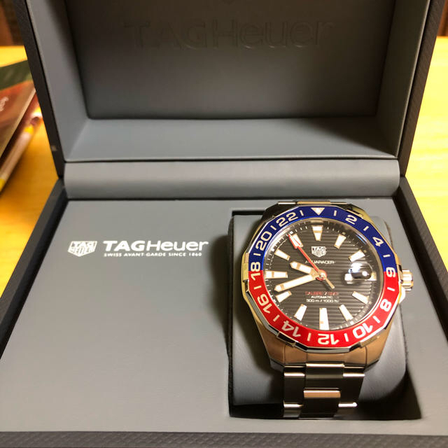 月末限定値引き) TAG Heuer アクアレーサー ペプシ メンズ tripkicks.com