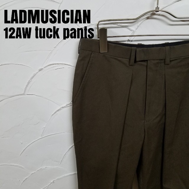 LAD MUSICIAN(ラッドミュージシャン)のLAD MUSICIAN/ラッドミュージシャン タックパンツ メンズのパンツ(スラックス)の商品写真