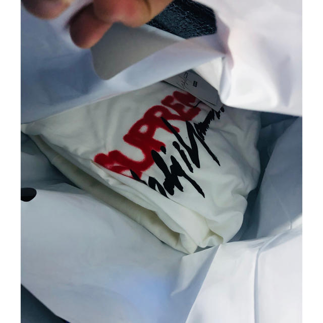 Supreme(シュプリーム)の20AW Supreme Yohji Yamamoto Logo Tee 白 M メンズのトップス(Tシャツ/カットソー(半袖/袖なし))の商品写真