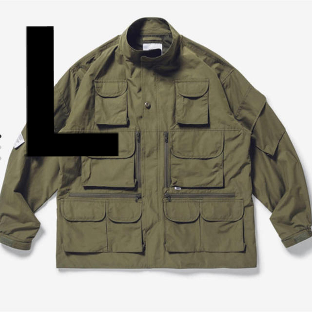 超大特価 W)taps - WTAPS MODULAR JACKET Lサイズ カーキ ミリタリー