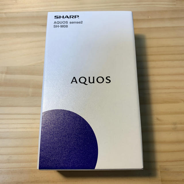 SHARP AQUOS sense2 SH-M08 ホワイトシルバースマートフォン/携帯電話