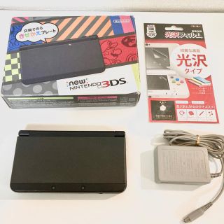 ニンテンドー3DS(ニンテンドー3DS)のNEW ニンテンドー3DS 本体　黒　ブラック　(携帯用ゲーム機本体)