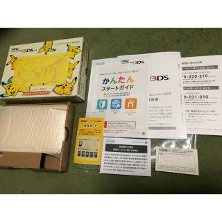 ニンテンドー3DS(ニンテンドー3DS)のNEW 3DSLL ピカチュウ  どうぶつの森(携帯用ゲーム機本体)