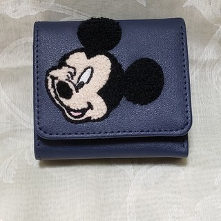 ディズニー(Disney)のryuran様専用　ディズニーミッキー三つ折り財布　さがら織り(財布)