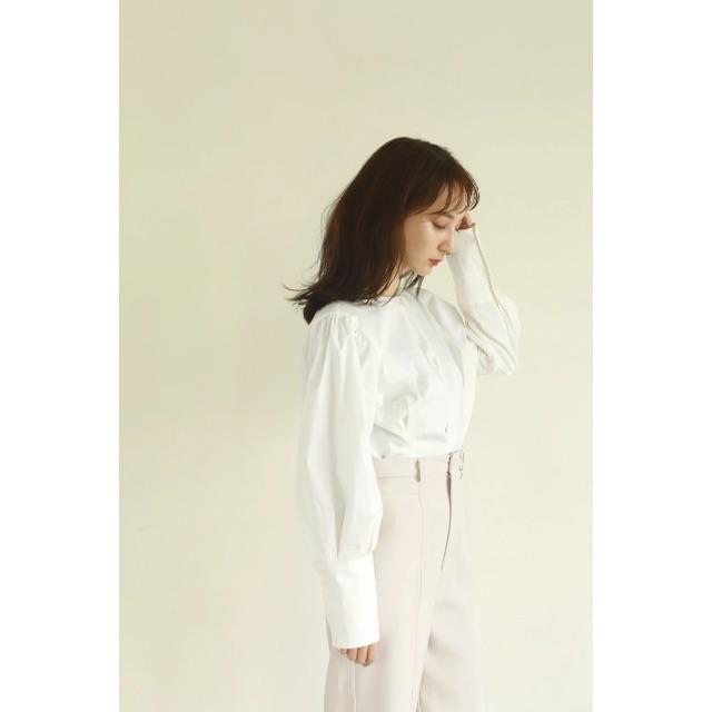 シャツ/ブラウス(長袖/七分) louren     puff sleeve blouse