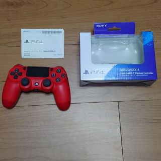 プレイステーション4(PlayStation4)のDUALSHOCK 4 レッド(その他)