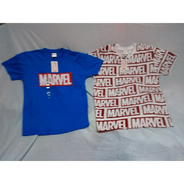 MARVEL(マーベル)の2枚セットマーベル Tシャツ キッズ/ベビー/マタニティのキッズ服男の子用(90cm~)(Tシャツ/カットソー)の商品写真