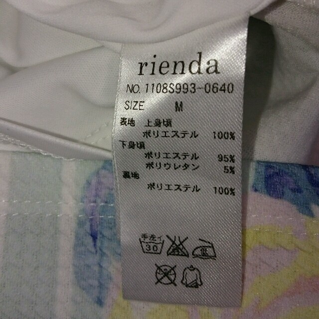 rienda(リエンダ)のフラワーベアワンピ レディースのワンピース(ミニワンピース)の商品写真