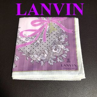 ランバン(LANVIN)のLANVIN ランバン　ハンカチ　新品未使用(ハンカチ)