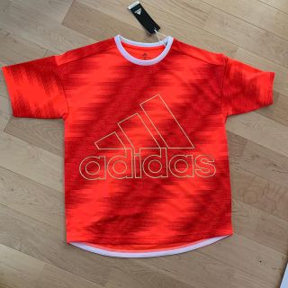 アディダス(adidas)のアディダス　ネオンカラー　オレンジ　160(Tシャツ/カットソー)