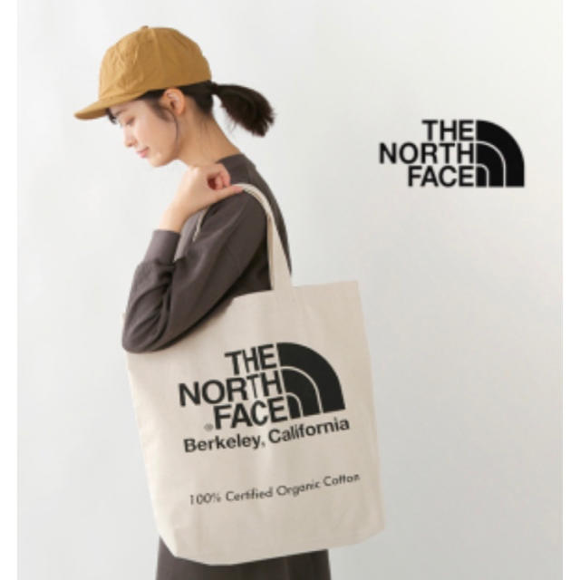 THE NORTH FACE(ザノースフェイス)の20年モデル 新品 未使用 ノースフェイス オーガニックコットン トート  黒 レディースのバッグ(トートバッグ)の商品写真