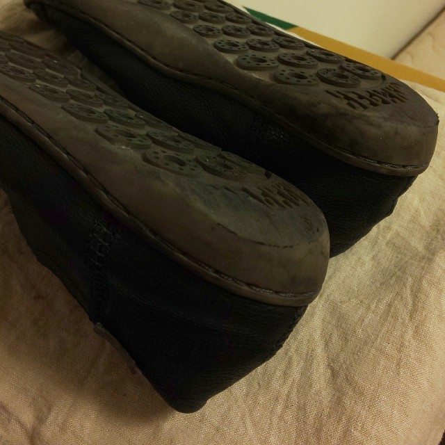 CAMPER(カンペール)のCAMPER カンペール 革靴 レザー フラットシューズ 39 黒 24. レディースの靴/シューズ(ローファー/革靴)の商品写真