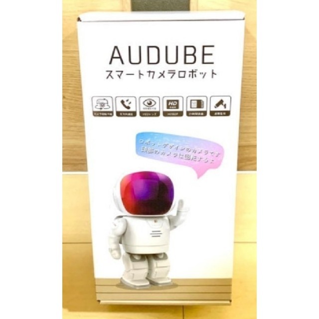 新品、未開封　AUDUBE アドビ   スマートカメラロボット ホワイト