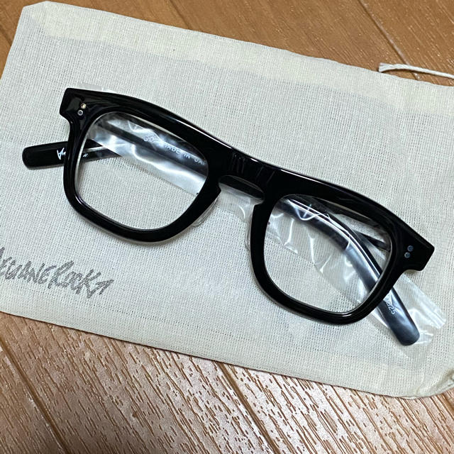 美品 MEGANE ROCK メガネロック VECTOR 010 ブラック メンズのファッション小物(サングラス/メガネ)の商品写真