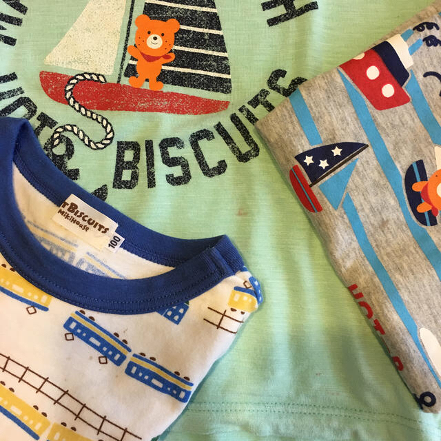 HOT BISCUITS(ホットビスケッツ)のミキハウス ホットビスケッツ Tシャツ  まとめ売り キッズ/ベビー/マタニティのキッズ服男の子用(90cm~)(Tシャツ/カットソー)の商品写真