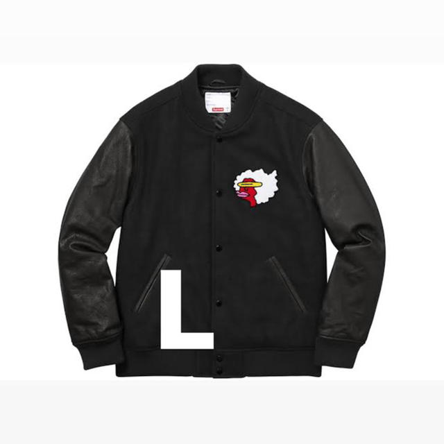 supreme gonz ramm varsity jacket 黒 L