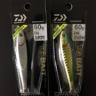 ダイワ(DAIWA)のダイワ TGベイト60g PHグリーンゴールドショアジギングタングステンカタクチ(ルアー用品)