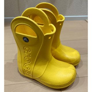 クロックス(crocs)のクロックス　長靴　キッズ　17.5cm(長靴/レインシューズ)